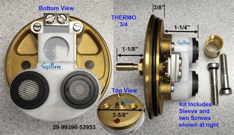 waterworks shower valve cartridge|Universal Standard Cartridge and Cover for Thermostatic Valve